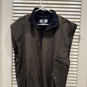 Ixspa Men's Olive Sleeveless Pullover Vest